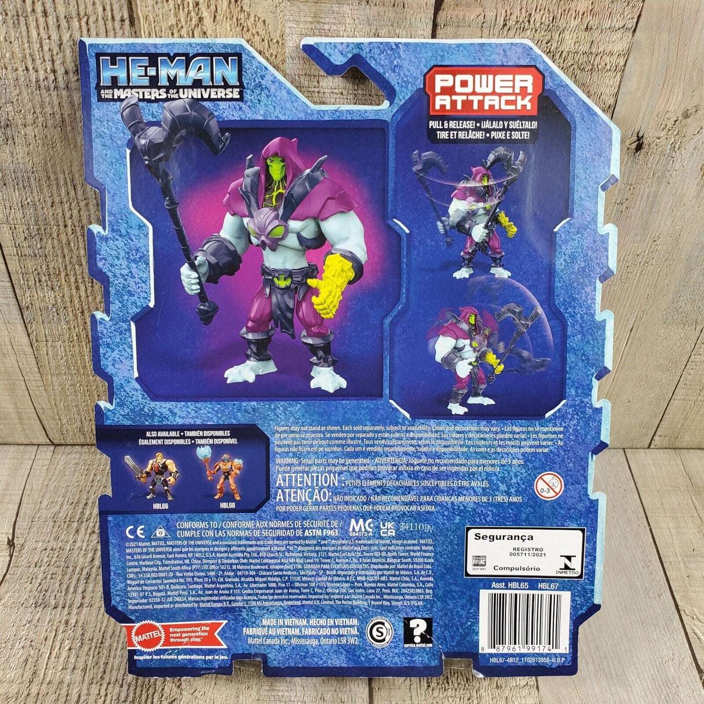 He-Man The Masters of the Universe Skeletor Action Figure MOTU Power Attack
