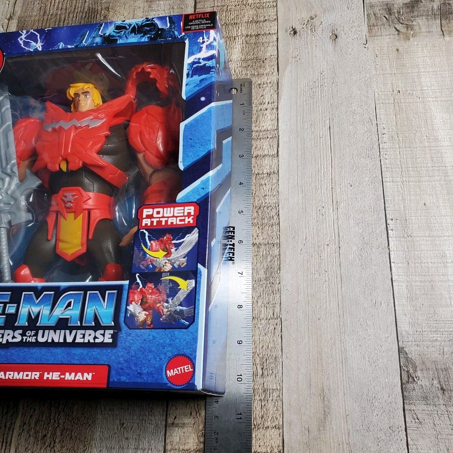 HE-MAN The Masters of the Universe Battle Armor Large 8.5 Inch Heman MOTU HBL84