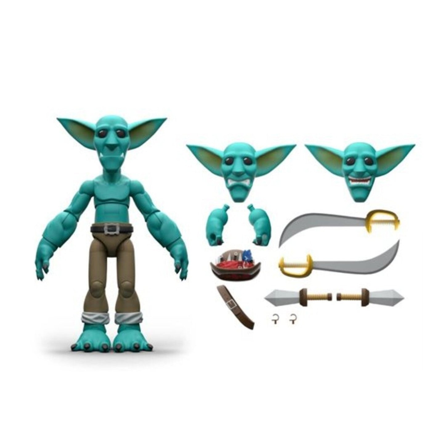 Plunderlings Plunderlong RAIDER ACE 1:12 Scale Teal 5" Action Figure 2023