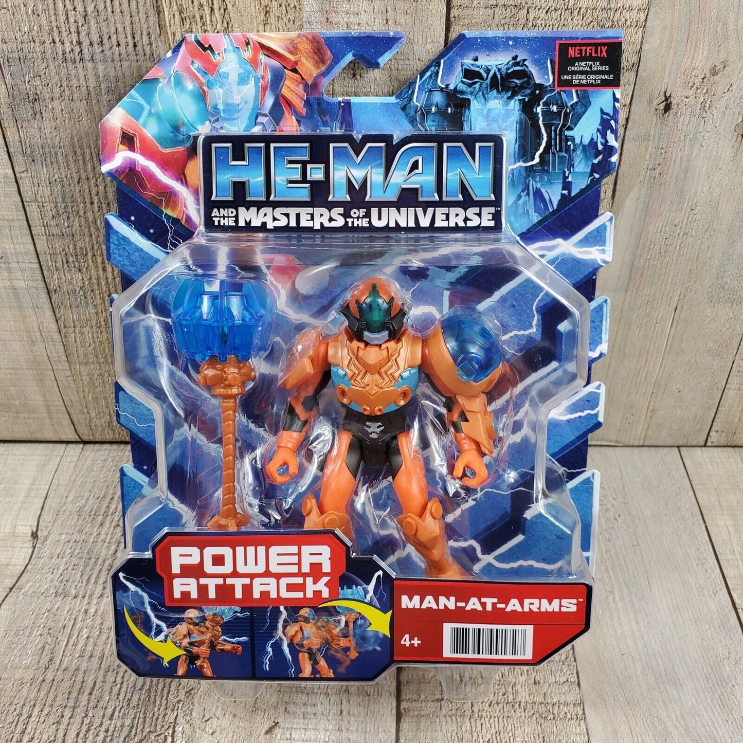 He-Man The Masters of the Universe Man At Arms Action Figure MOTU Power Attack
