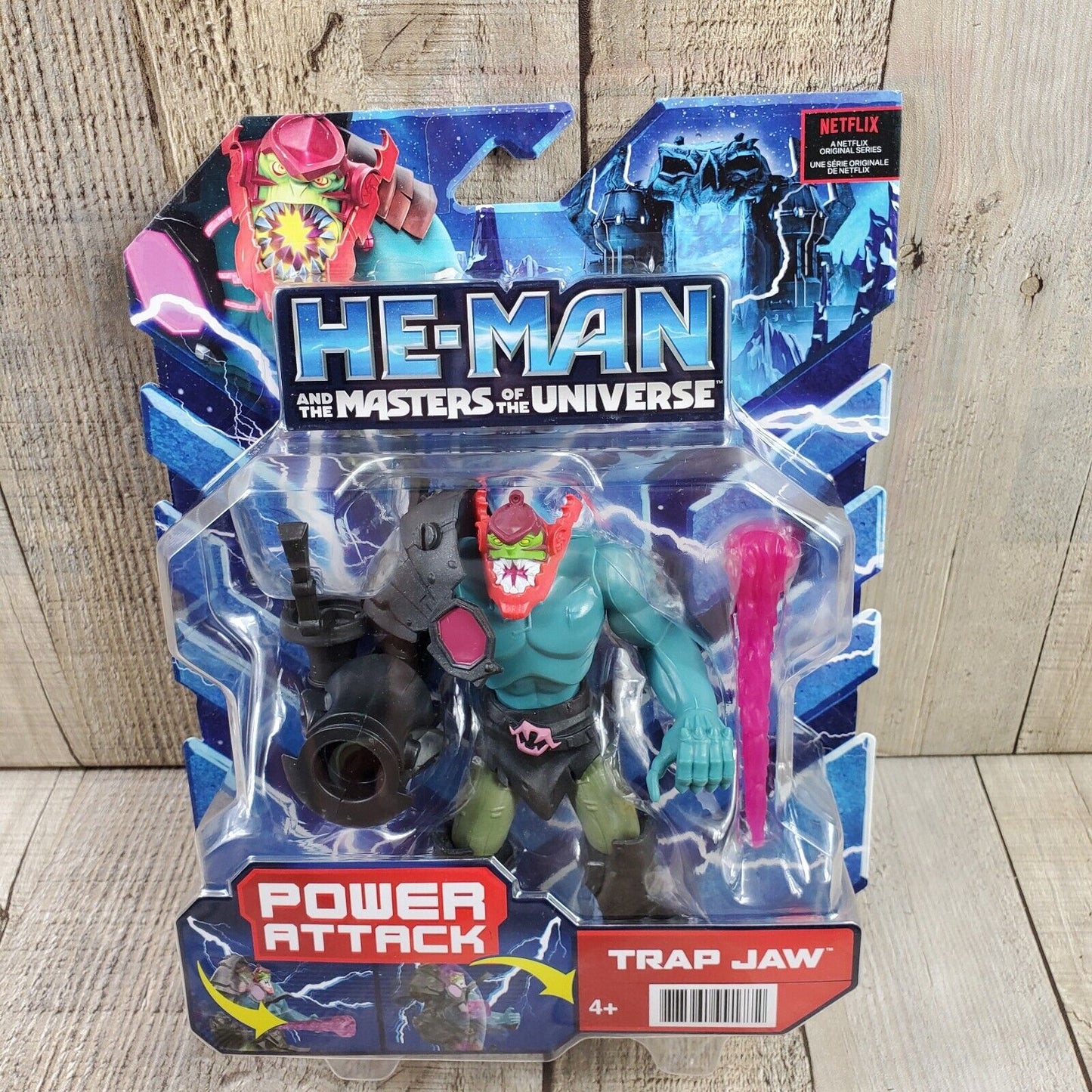 He-Man The Masters of the Universe Trap Jaw Action Figure MOTU Power Attack