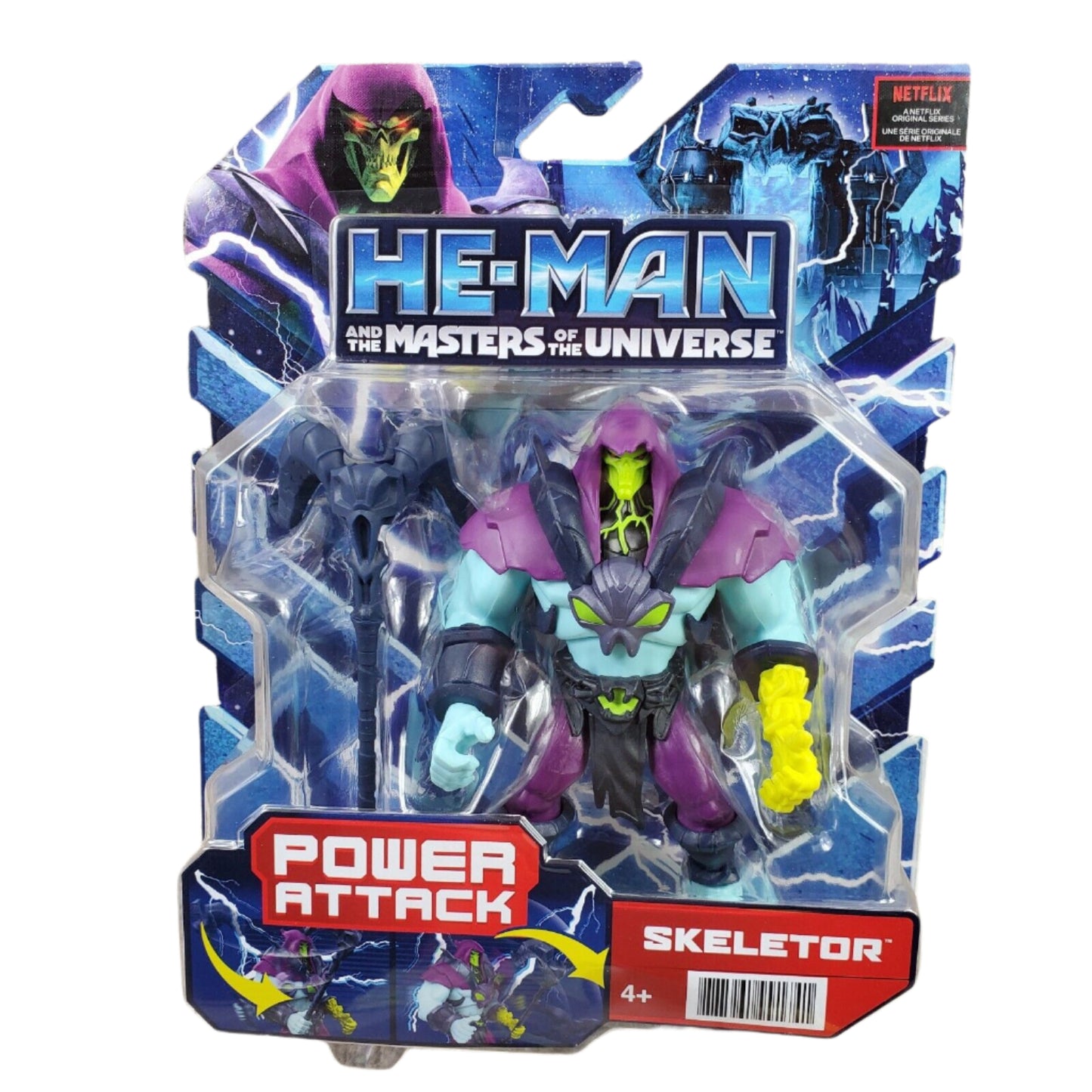 He-Man The Masters of the Universe Skeletor Action Figure MOTU Power Attack