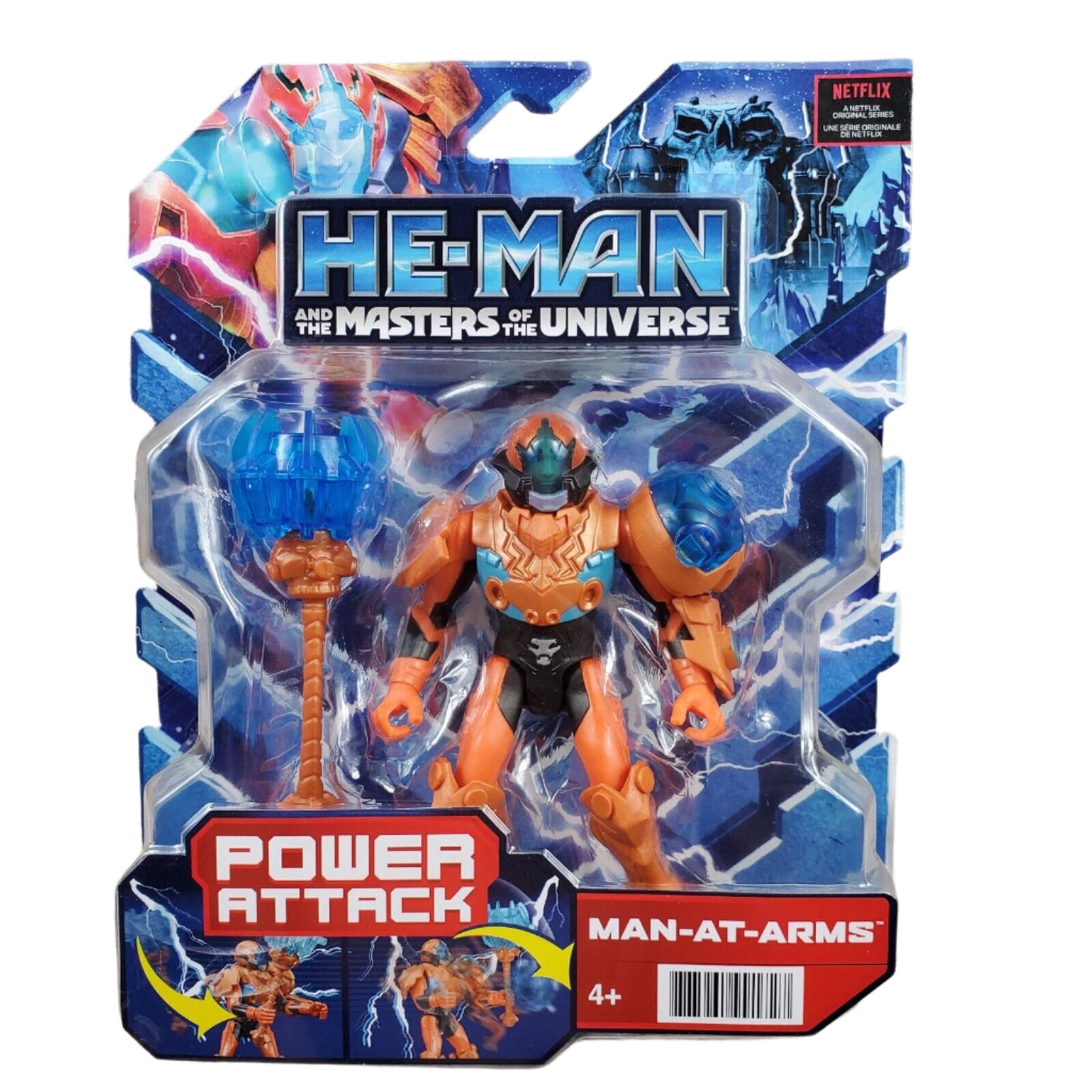 He-Man The Masters of the Universe Man At Arms Action Figure MOTU Power Attack