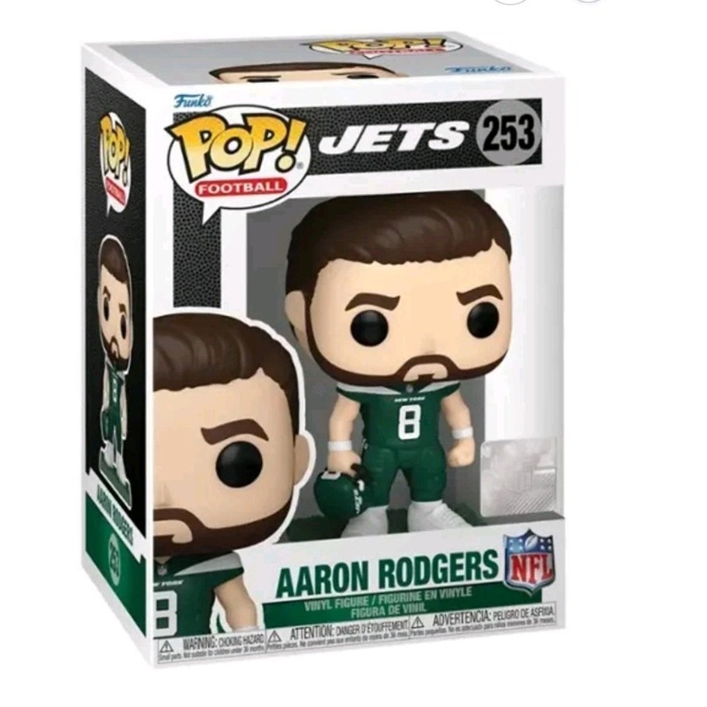 Funko NFL POP Jets Aaron Rodgers Vinyl Figure NEW IN STOCK
