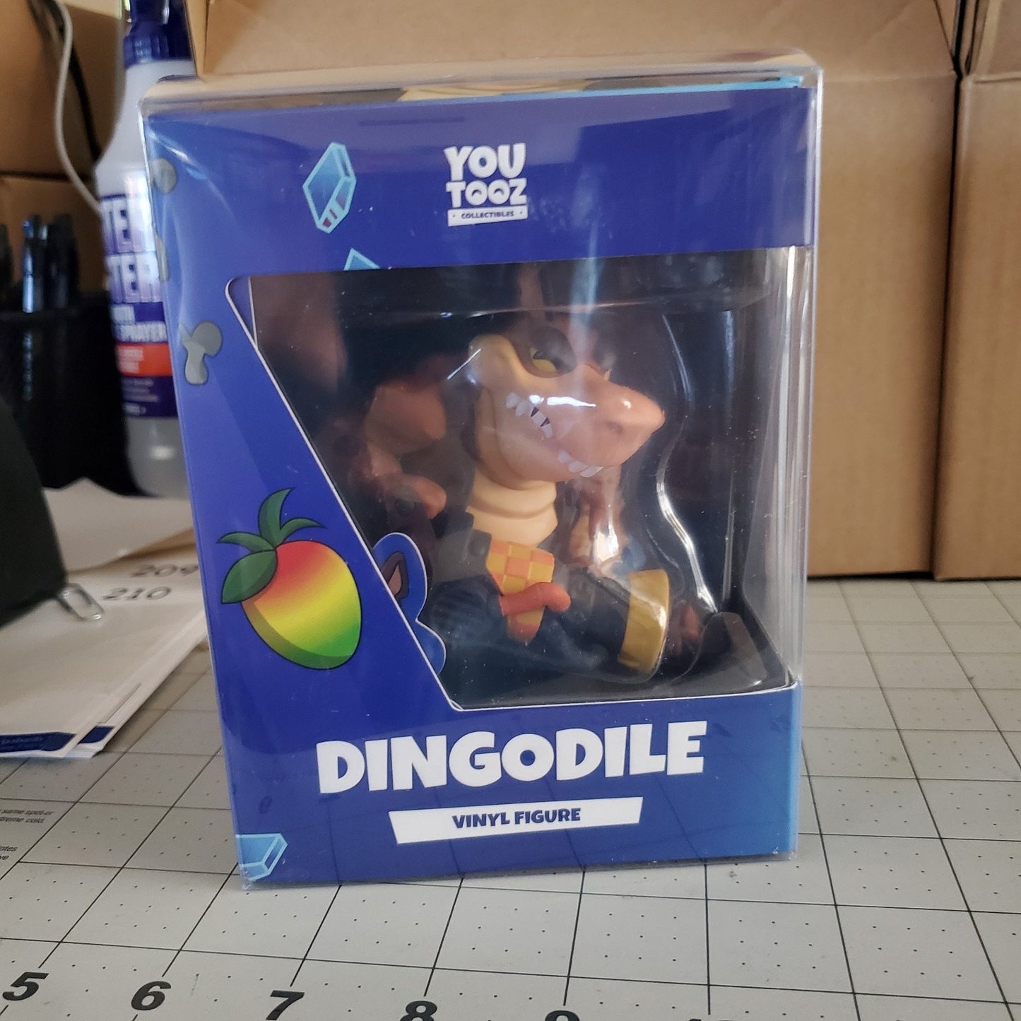 Crash Bandicoot Dingodile YouTooz Vinyl Figure #5 In Protector You Tooz