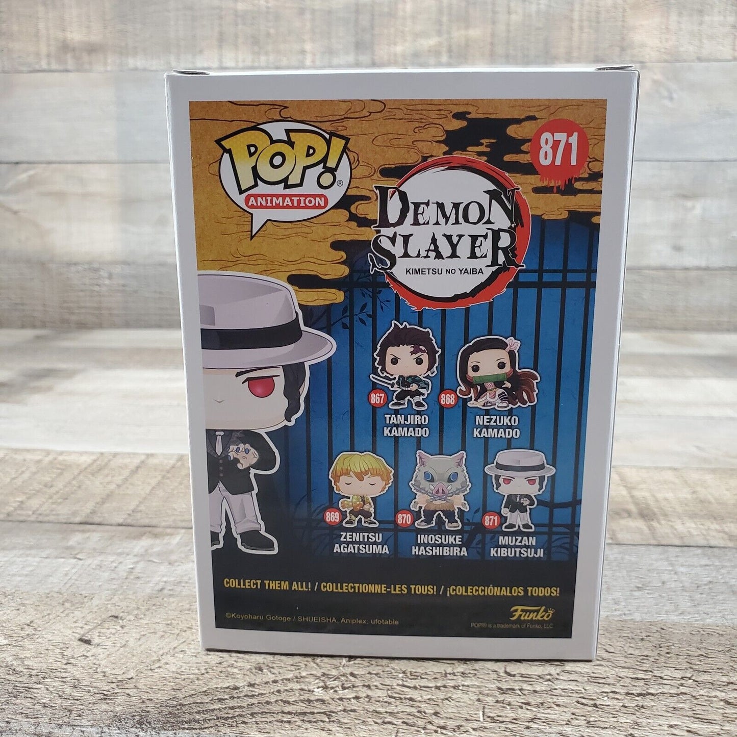 Funko Pop Demon Slayer 871 Muzan Kibutsuji NEW