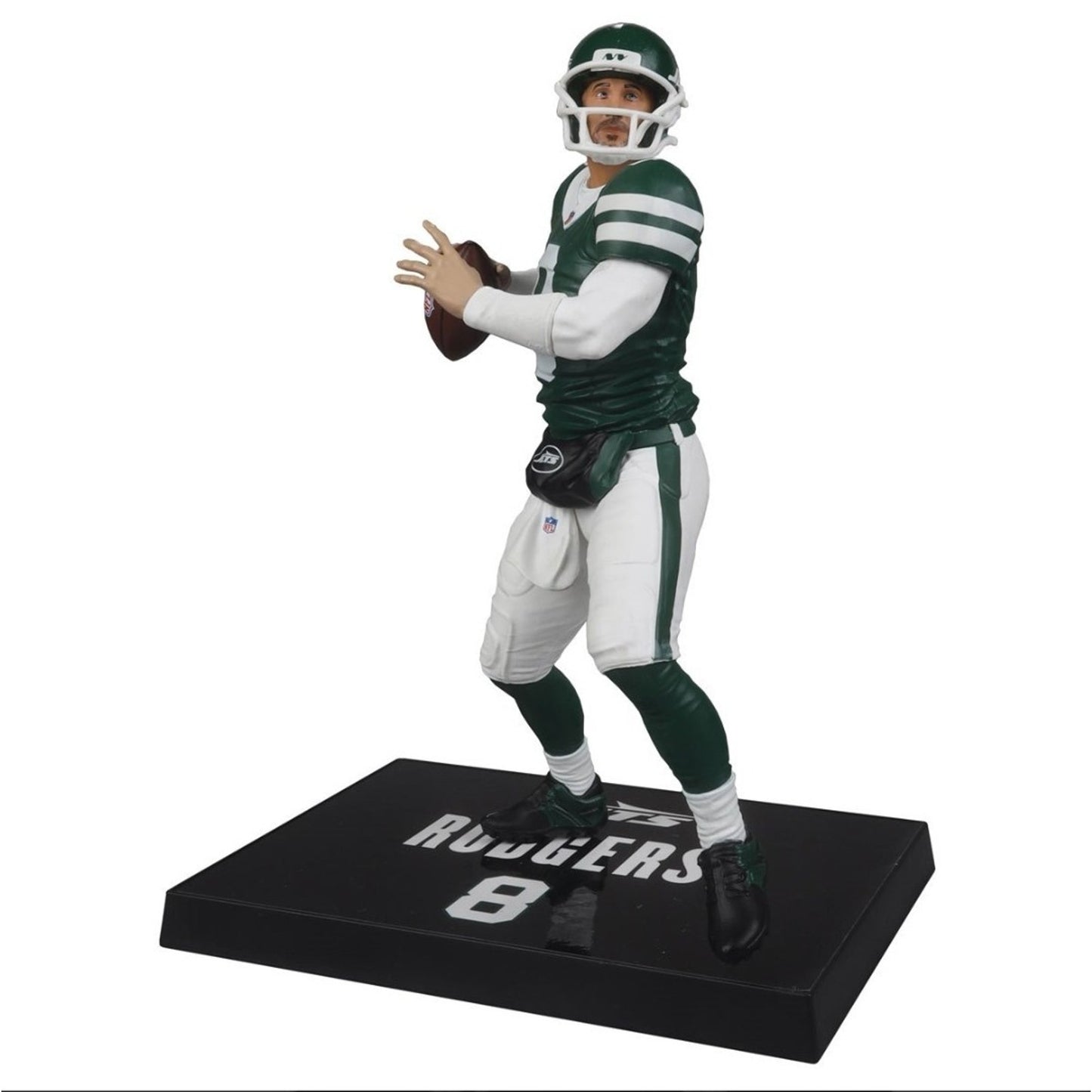 2024 McFarlane Sports Picks Aaron Rodgers New York Jets Figure Green Jersey 7in