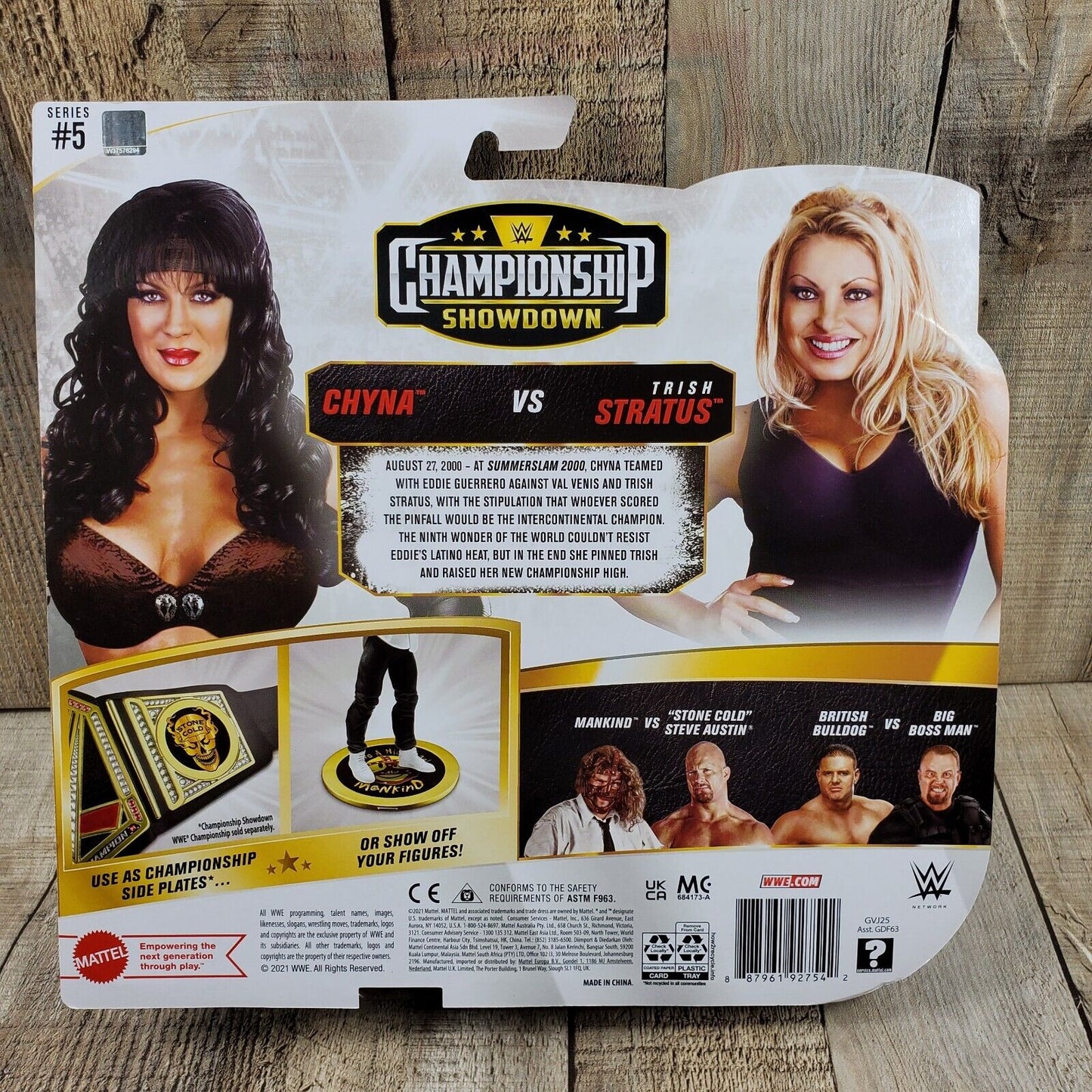 Chyna Vs. Trish Stratus Championship Showdown 5 Series New In Box WWE Mattel