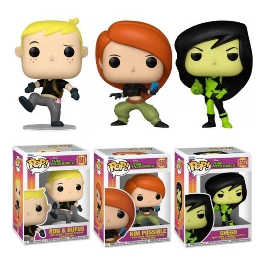Disney Kim Possible Funko Pop Vinyl Figure Set of 3