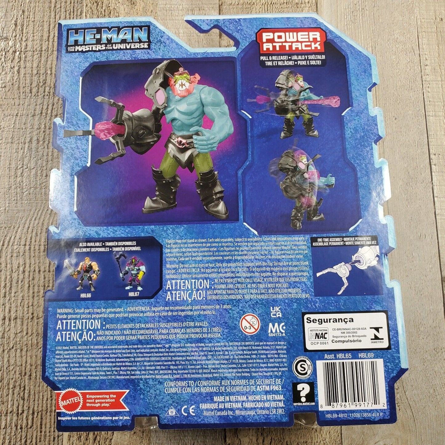 He-Man The Masters of the Universe Trap Jaw Action Figure MOTU Power Attack