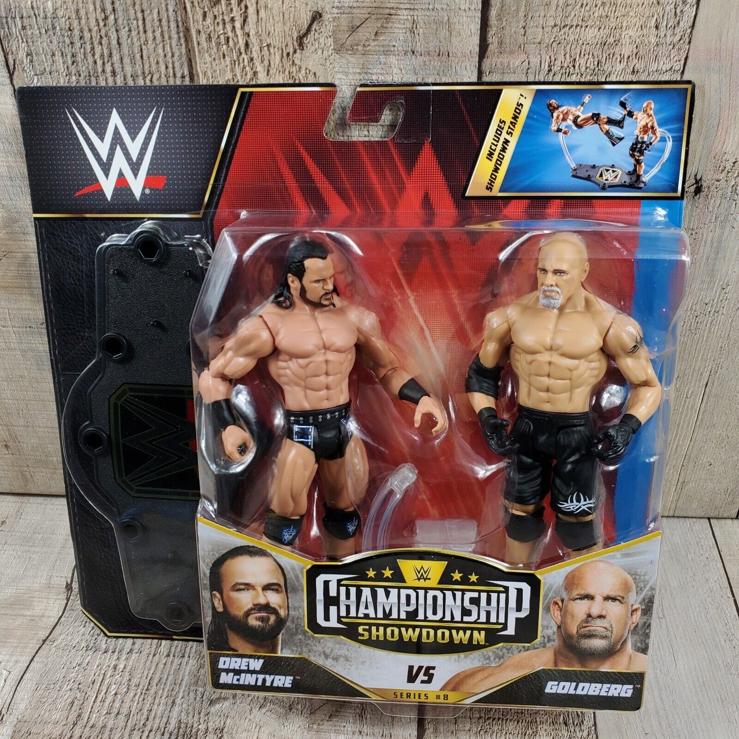 Drew Mcintyre Vs Goldberg Championship Wrestler Showdown Series 8 New WWE