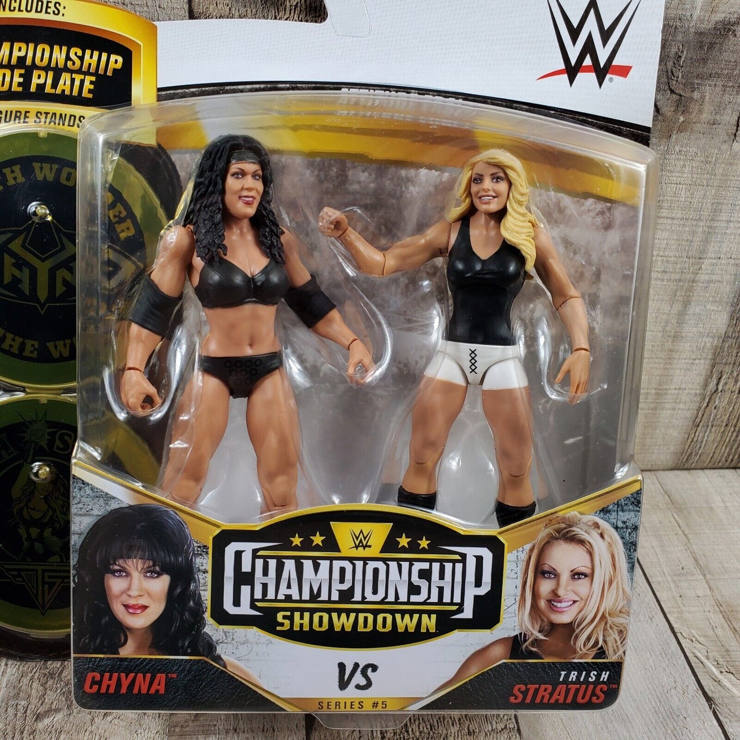 Chyna Vs. Trish Stratus Championship Showdown 5 Series New In Box WWE Mattel