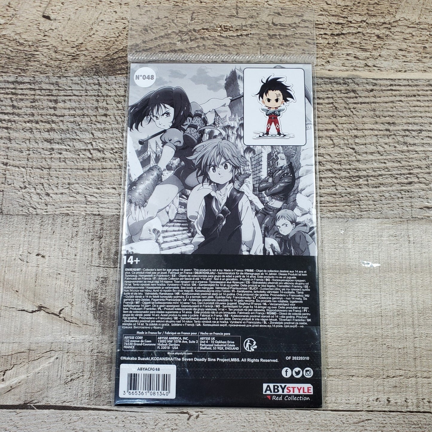 The Seven Deadly Sins Season 3 Zeldris ACRYL Figure