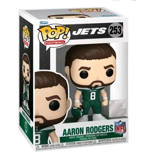 Funko NFL POP Jets Aaron Rodgers Vinyl Figure NEW IN STOCK