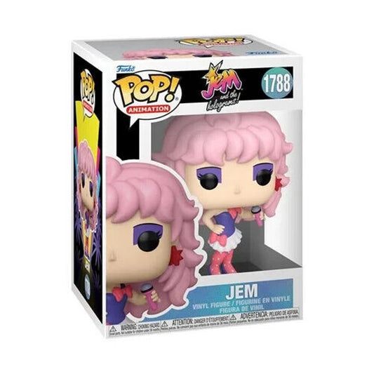 Funko Pop Jem and the Holograms Jem Vinyl Figure 1788 New Pink Hair