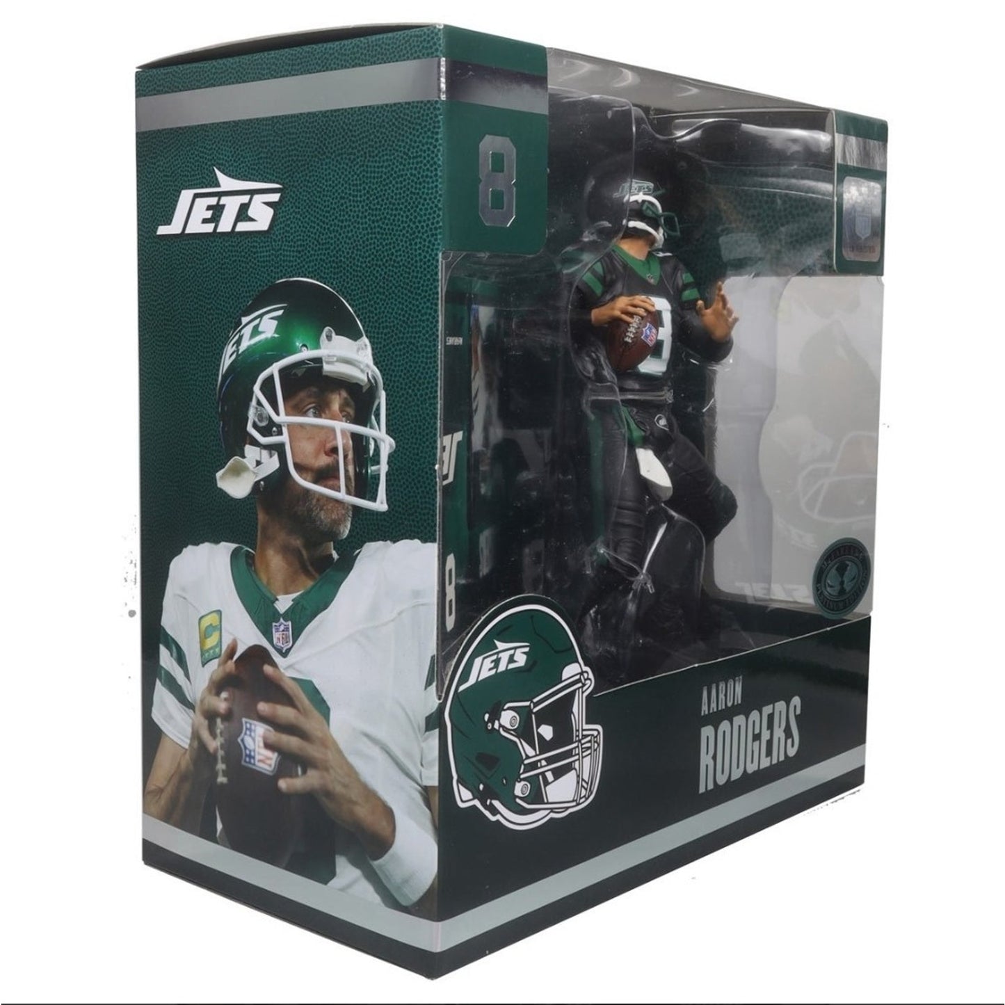 AAron Rodgers New York Jets CHASE McFarlane NFL Legacy Series Figure 7 inch