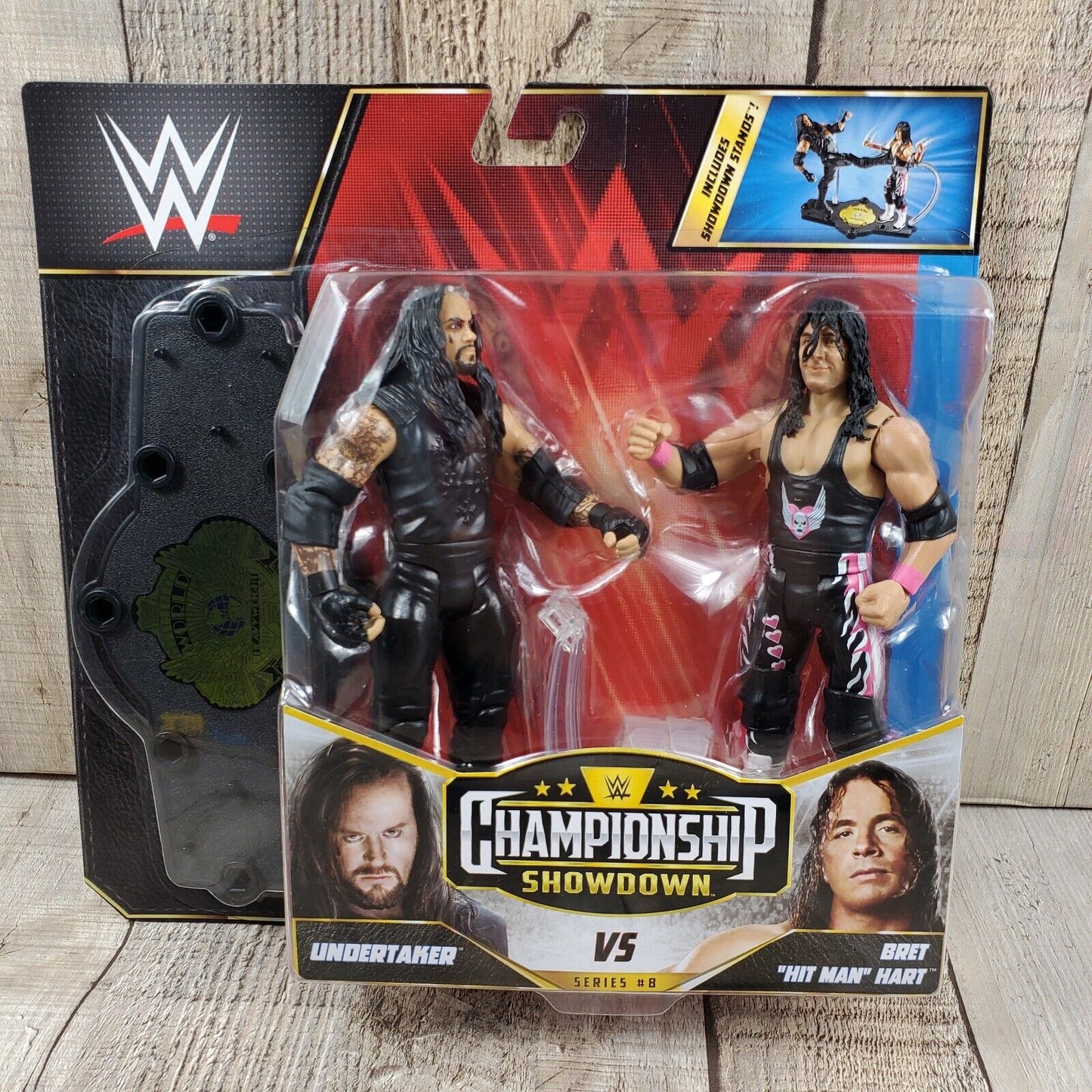 Undertaker Vs Bret Hart Hit Man Championship Wrestler Showdown Series 8 New WWE