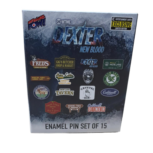 Dexter New Blood 15 pc Enamel Pin Set ( Limited Edition of 300 pieces made) 2022