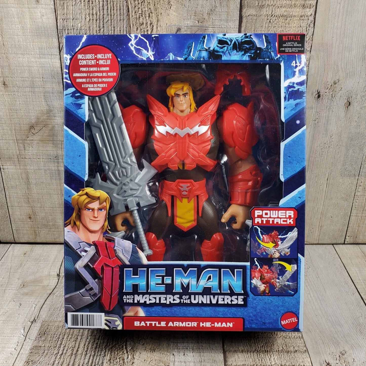 HE-MAN The Masters of the Universe Battle Armor Large 8.5 Inch Heman MOTU HBL84