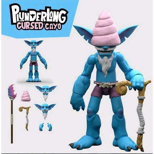 Plunderlings Plunderlong CURSED CAYO 1:12 Scale Blue 5" Action Figure 2023