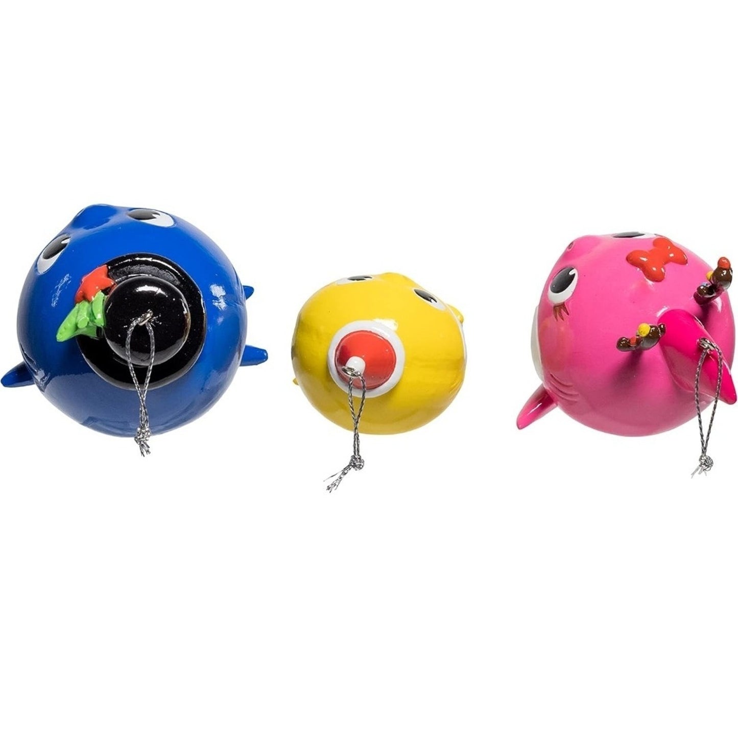 Nickelodeon Baby Shark Family Dad Mom & Baby Christmas Ornament Set Of 3 New