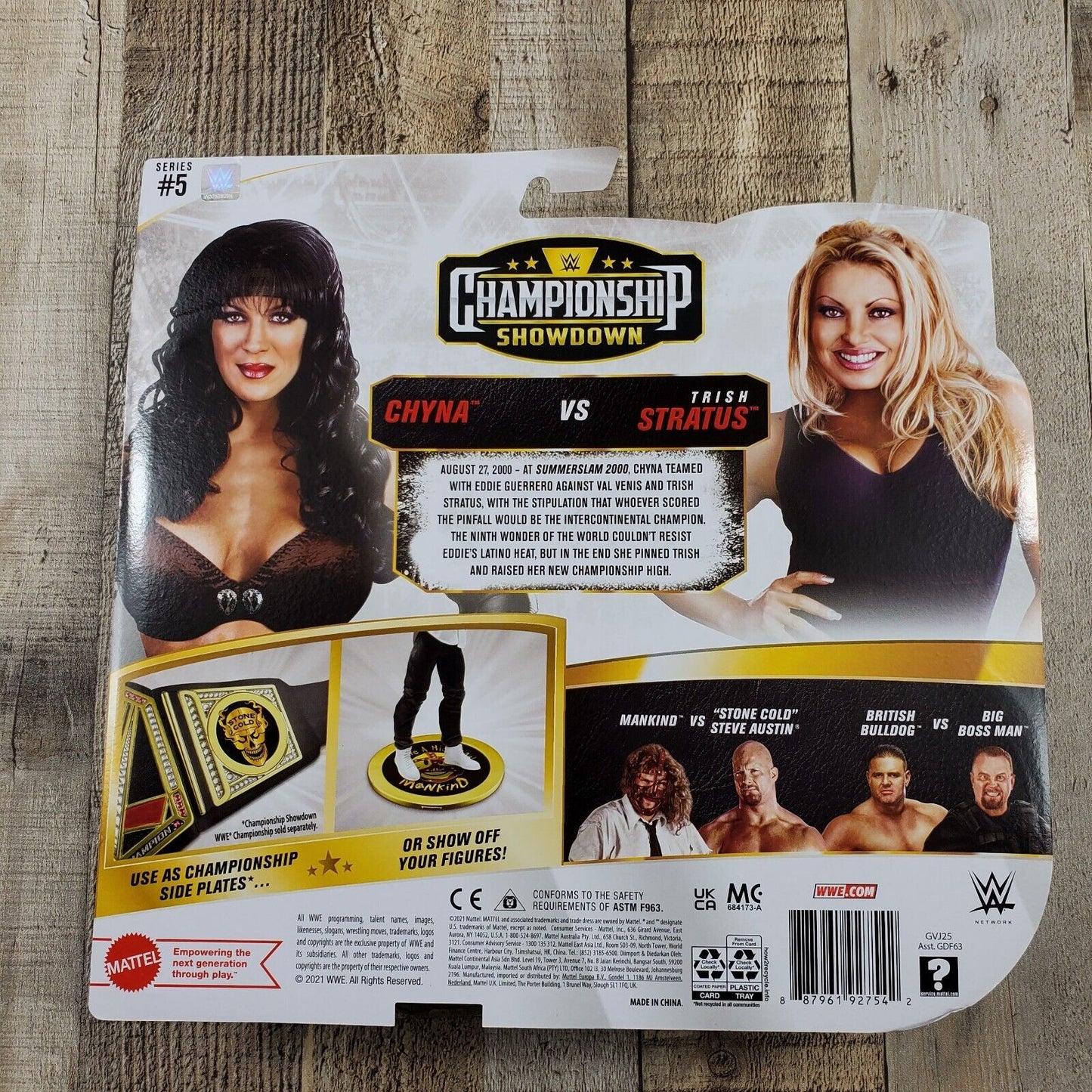 Chyna Vs. Trish Stratus Championship Showdown 5 Series New In Box WWE Mattel