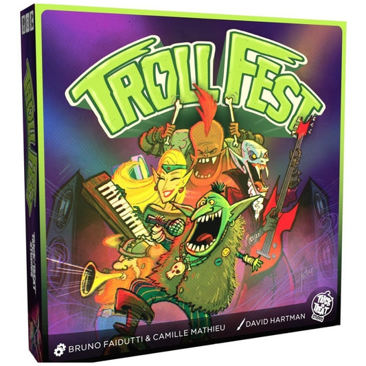 TrollFest Board Game Sealed 2021 Troll Fest 3-6 Players 14yrs+ 45 Min Game Play