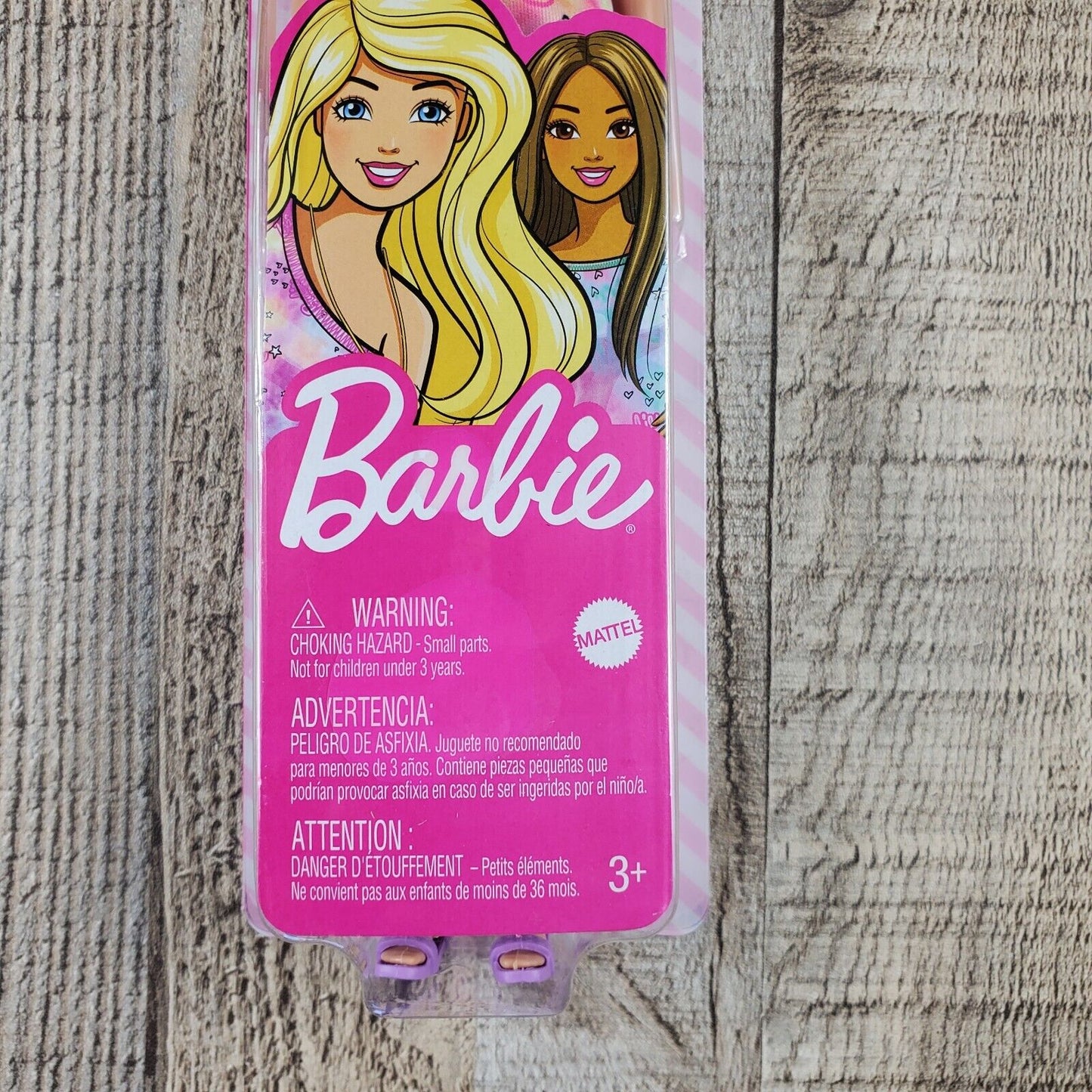 Barbie Doll 2020 Logo Tie-Dye Dress Caucasian Doll American Blonde Stars New