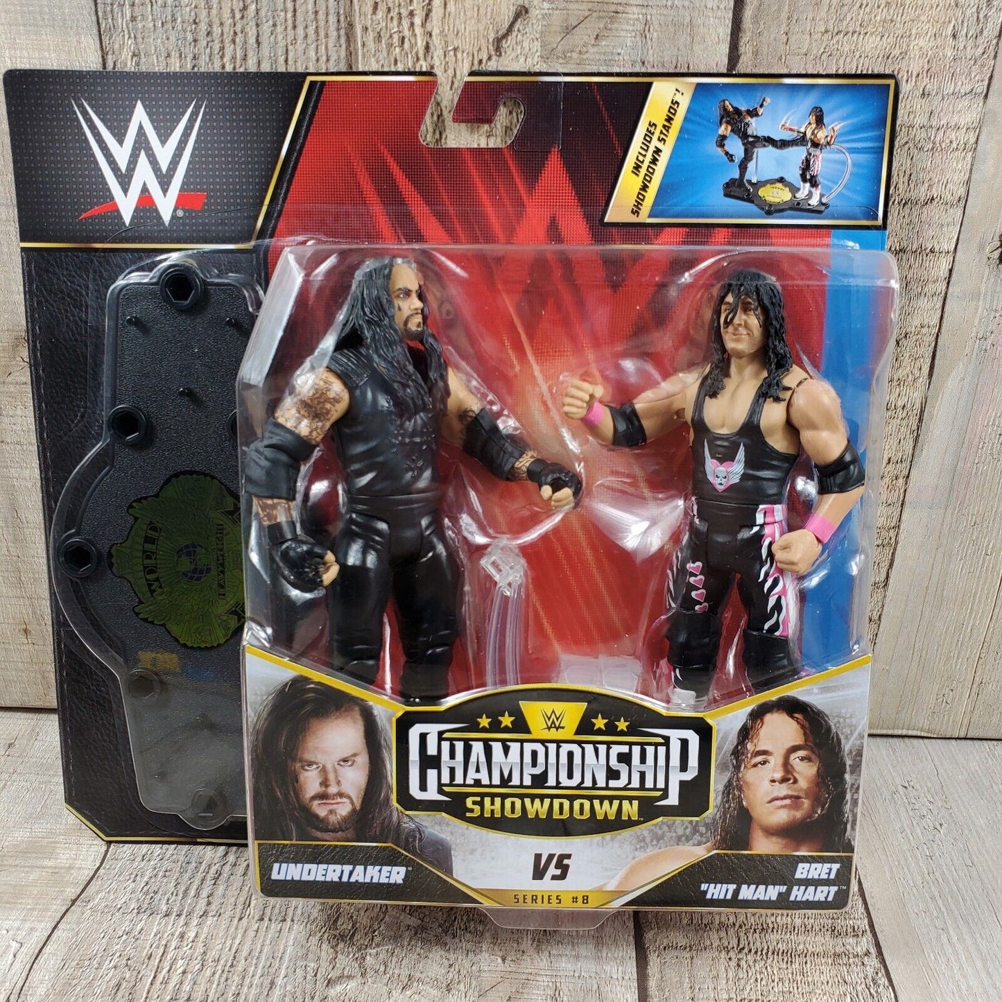 Undertaker Vs Bret Hart Hit Man Championship Wrestler Showdown Series 8 New WWE