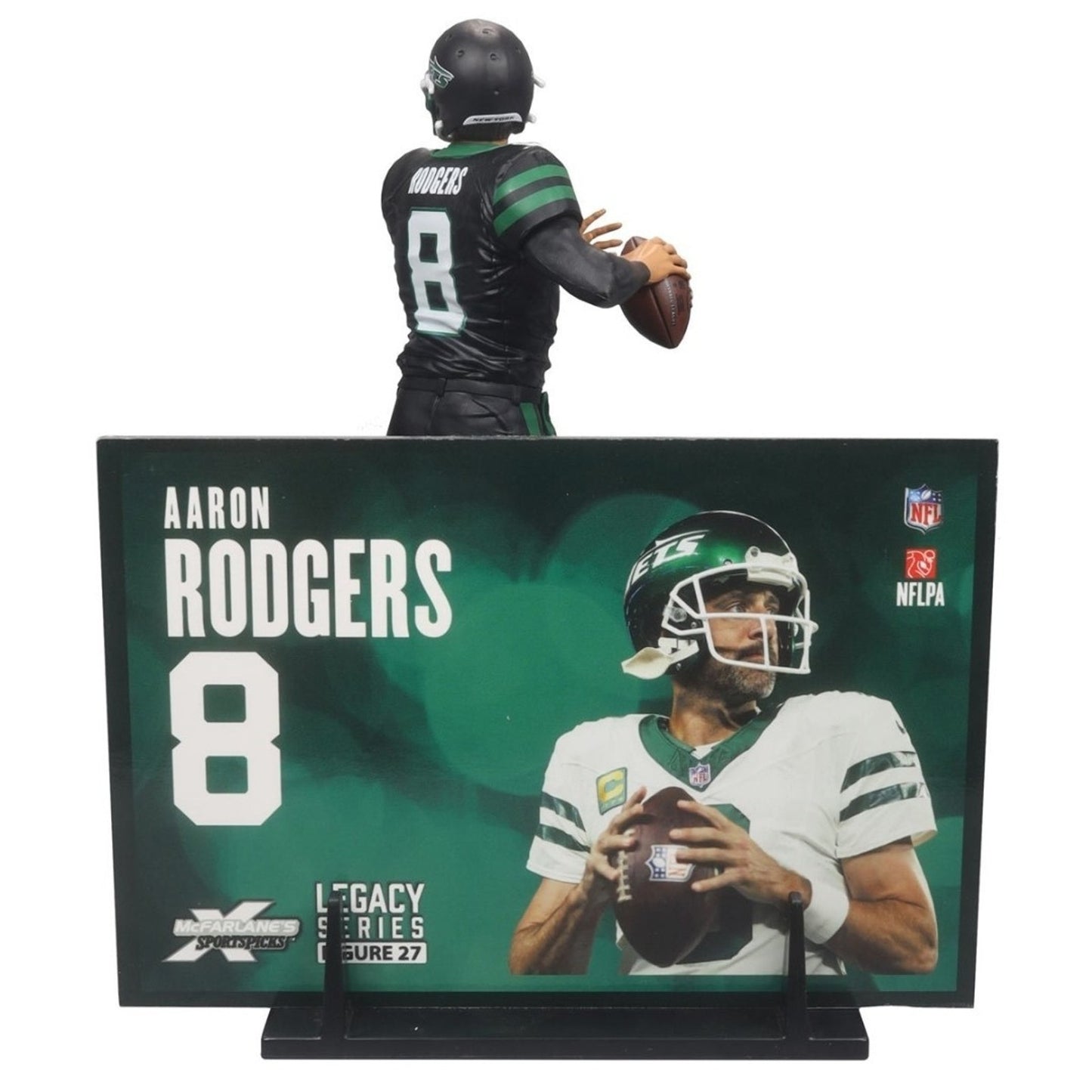 AAron Rodgers New York Jets CHASE McFarlane NFL Legacy Series Figure 7 inch
