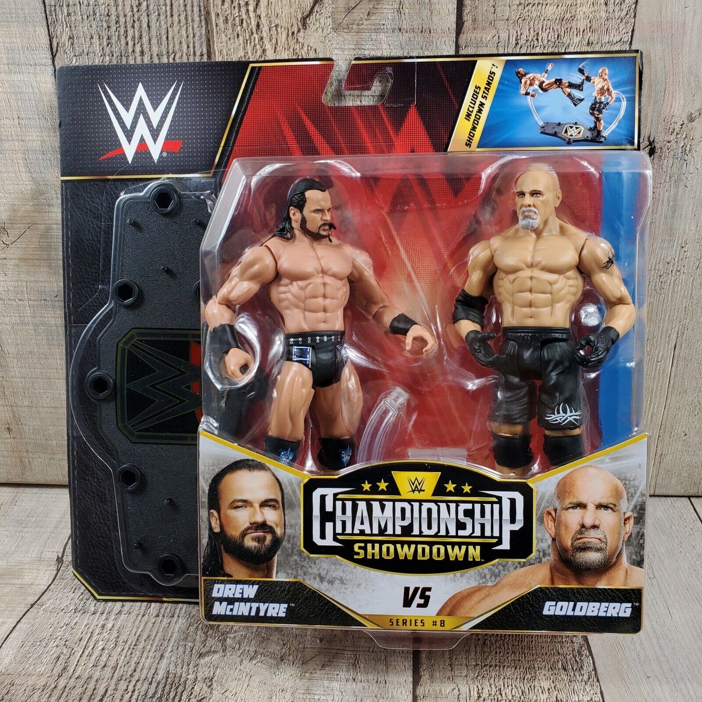 Drew Mcintyre Vs Goldberg Championship Wrestler Showdown Series 8 New WWE