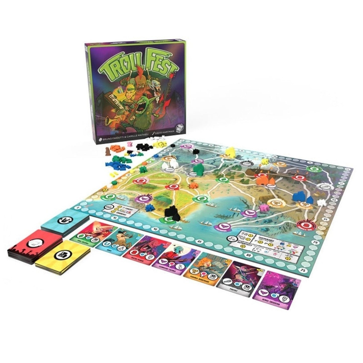TrollFest Board Game Sealed 2021 Troll Fest 3-6 Players 14yrs+ 45 Min Game Play