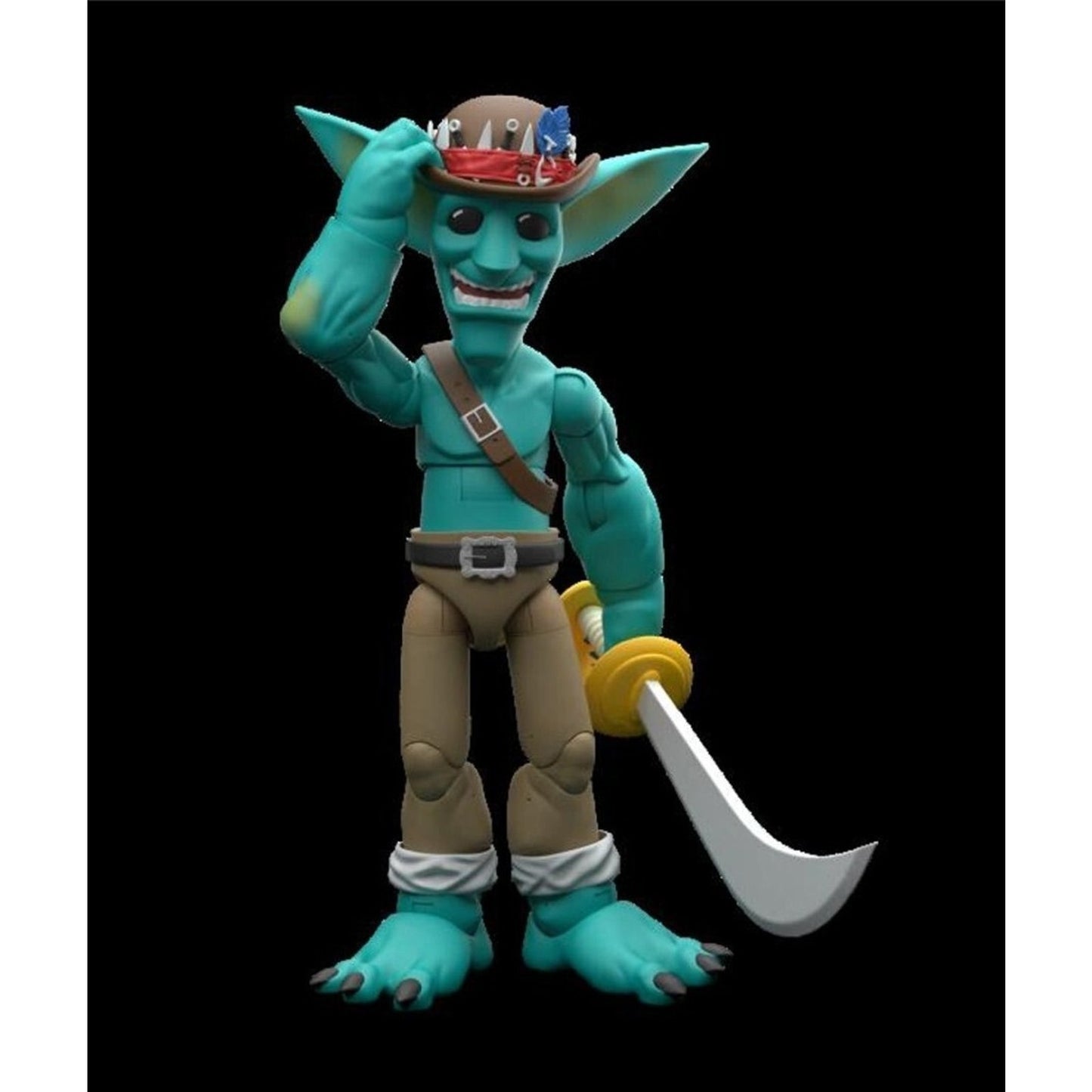Plunderlings Plunderlong RAIDER ACE 1:12 Scale Teal 5" Action Figure 2023