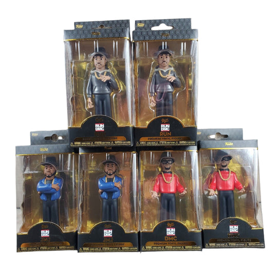 Funko Gold Run DMC TWO FULL SETS 5" Collectible Figures NEW 6 pack JMJ Run DMC