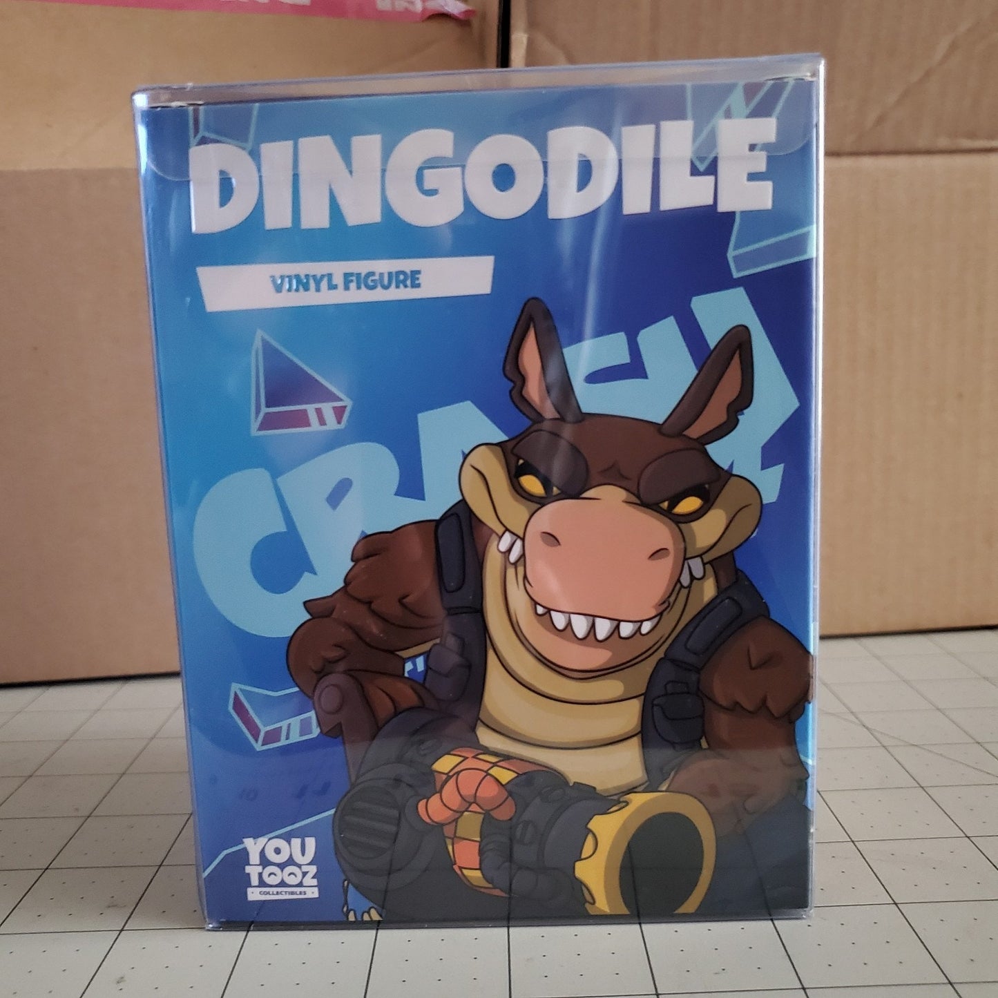 Crash Bandicoot Dingodile YouTooz Vinyl Figure #5 In Protector You Tooz