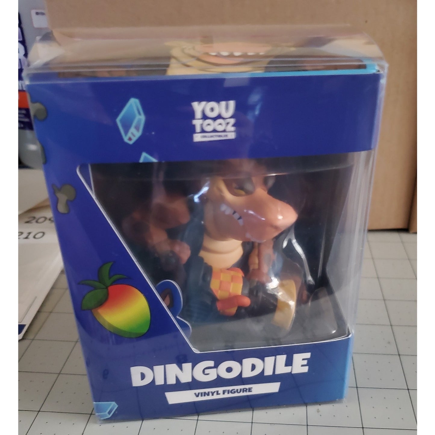 Crash Bandicoot Dingodile YouTooz Vinyl Figure #5 In Protector You Tooz